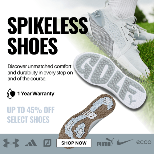 spikeless golf shoes 