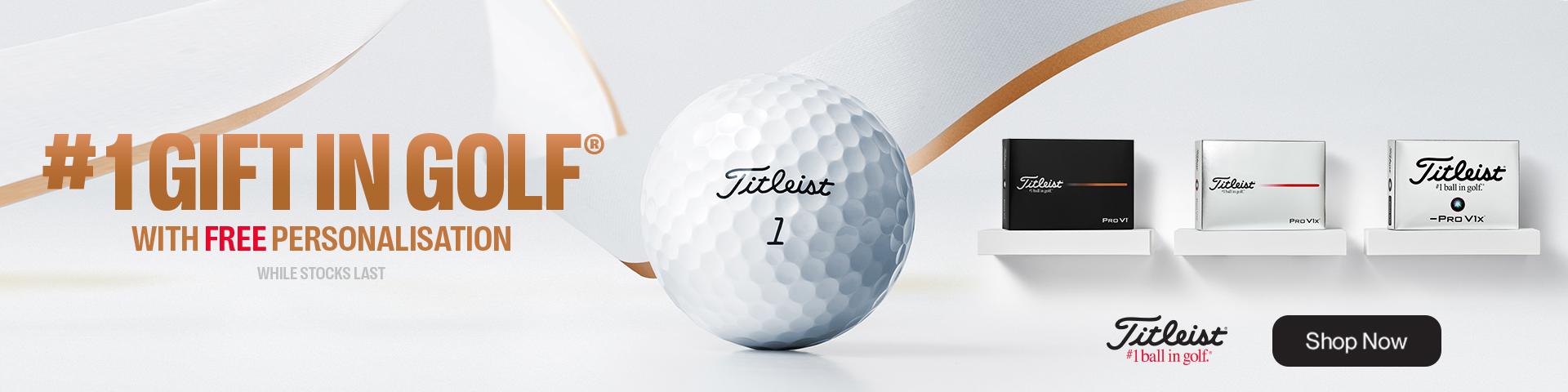 Banner free-personalisation-titleist-golf-balls