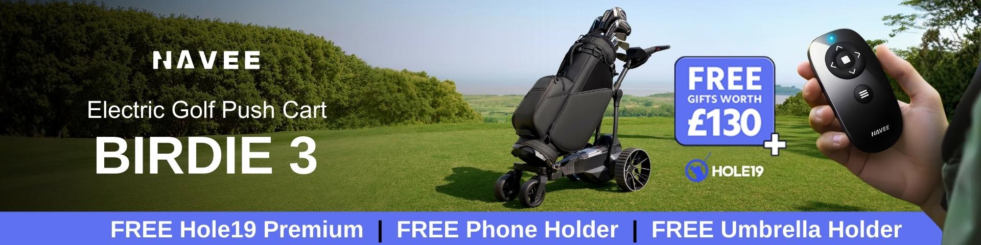 Banner navee-birdie-3-remote-control-electric-golf-trolley