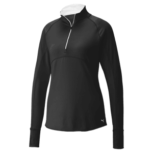 Puma Ladies Gamer 1/4 Zip Long Sleeve Top