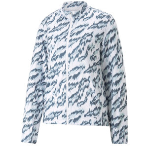 Puma Ladies Cloudspun Animal Print Jacket