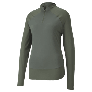 Puma Ladies Mesh Quarter Zip Pullover