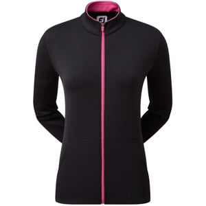FootJoy Ladies Full Zip Knit Colour Block Midlayer Top
