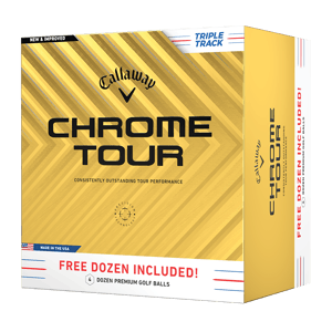 Callaway Chrome Tour Triple Track Golf Balls - 4 For 3