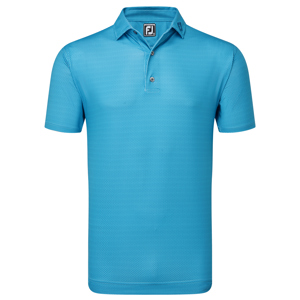 FootJoy Mens Octagon Print Lisle Golf Polo Shirt - SALE