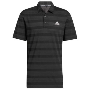 adidas Mens Two Colour Stripe Primegreen Polo Shirt
