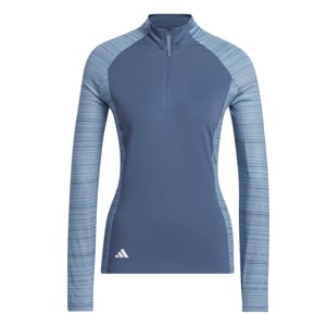adidas Ladies Ultimate365 Quarter-Zip Mock Pullover