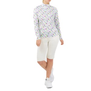 Pure Golf Ladies Serenity Mid Layer Quarter Zip Top - Ethereal Bouquet