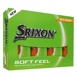 Srixon Soft Feel Brite Orange Golf Balls 2025
