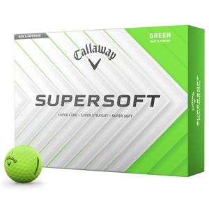 Callaway SuperSoft Matte Green Golf Balls 2025