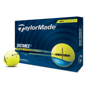 TaylorMade Distance Plus Yellow Golf Balls 2025