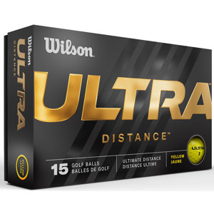 Wilson Ultra Distance Yellow Golf Ball