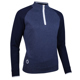 Navy Marl/Navy/White
