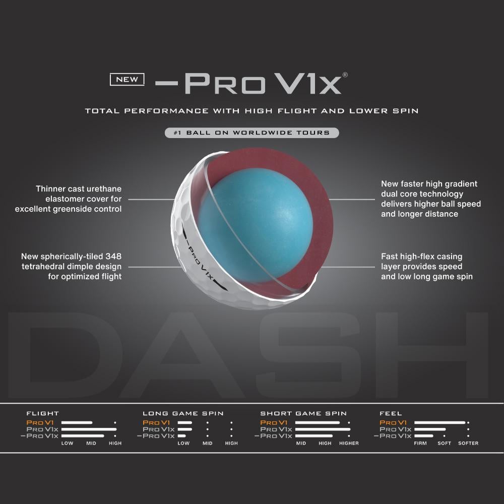 2026 Pro V1 Left Dash Golf Ball