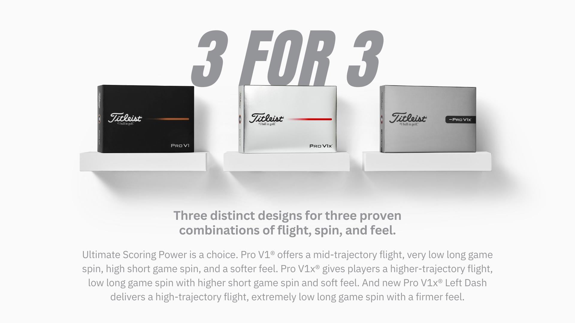 Titleist 3 For 3