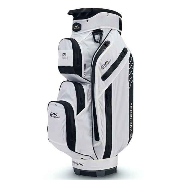 01 2024 powakaddy dri tech cart bag range white