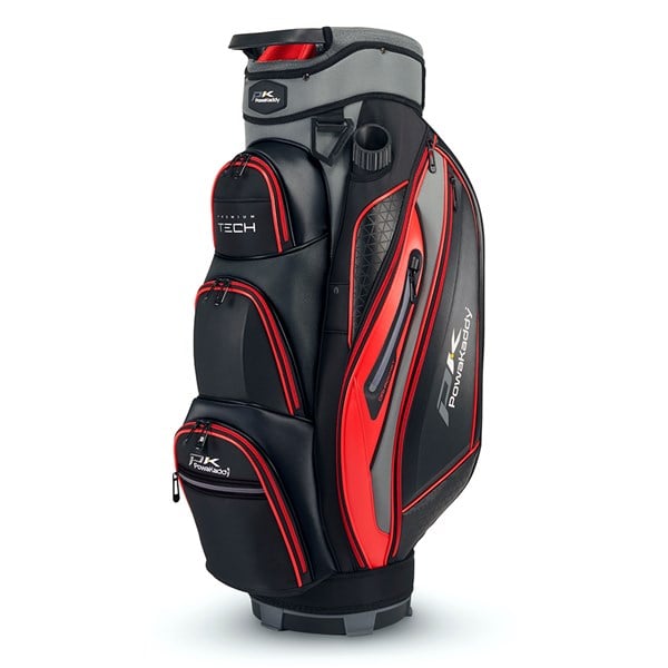 01 2024 powakaddy premium tech cart bag black red