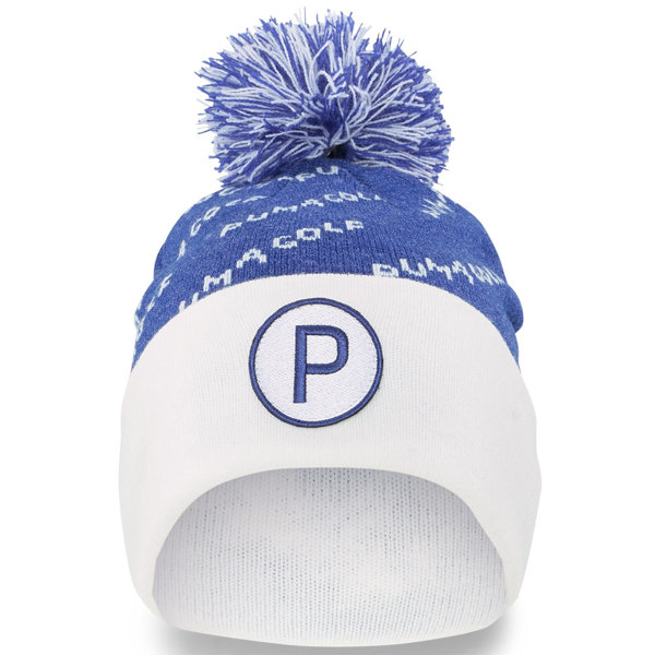 Puma Mens P Removable Pom Beanie