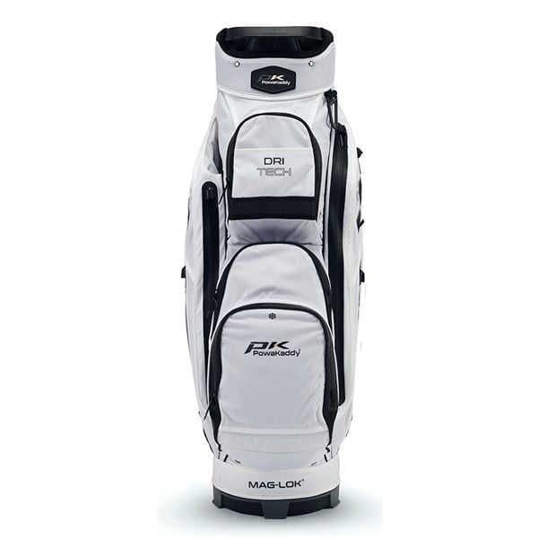 02 2024 powakaddy dri tech cart bag range white