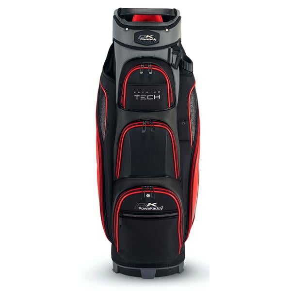 02 2024 powakaddy premium tech cart bag black red