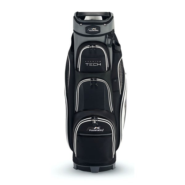 02 2024 powakaddy premium tech cart bag black white