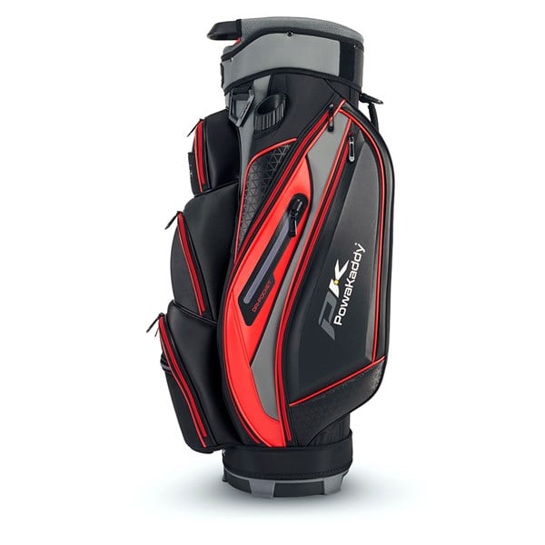 03 2024 powakaddy premium tech cart bag black red