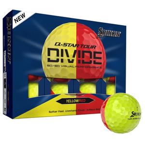 Srixon Q-Star Tour Divide 2 Yellow/Red Golf Balls 2026