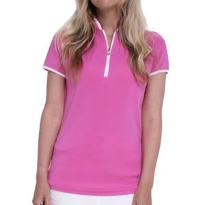 Pure Golf Ladies Bloom Cap Sleeve Polo Shirt
