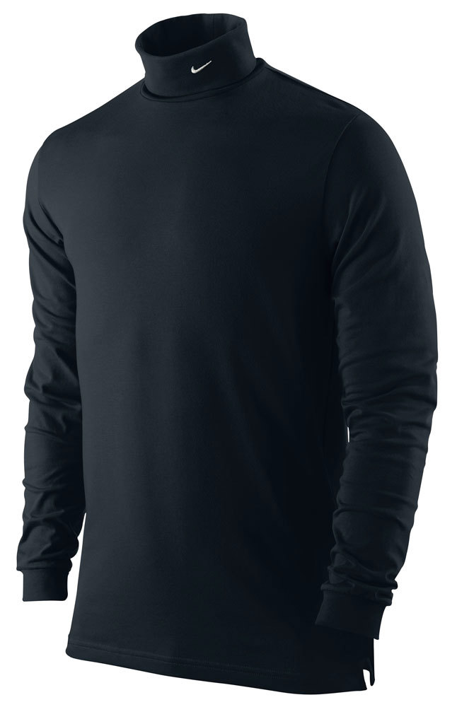 Nike Dri Fit Jersey Turtle Neck Shirt Mens