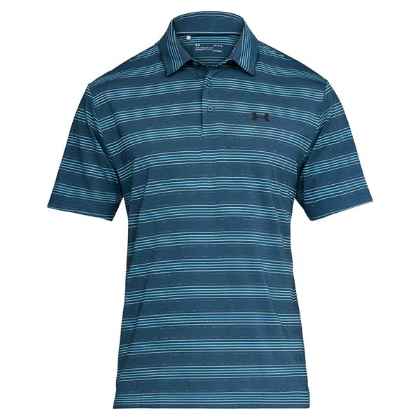 Under Armour Mens Playoff Striped Polo Shirt