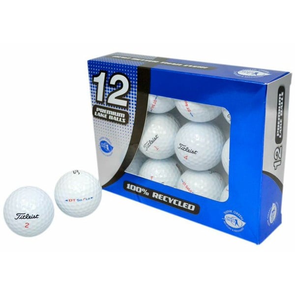 Titleist DT Truesoft Pearl Grade Lake Balls (12 Balls) white and Yellow mix