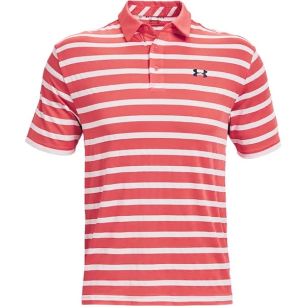 Under Armour Mens Playoff 2.0 Back 9 Stripe Polo Shirt