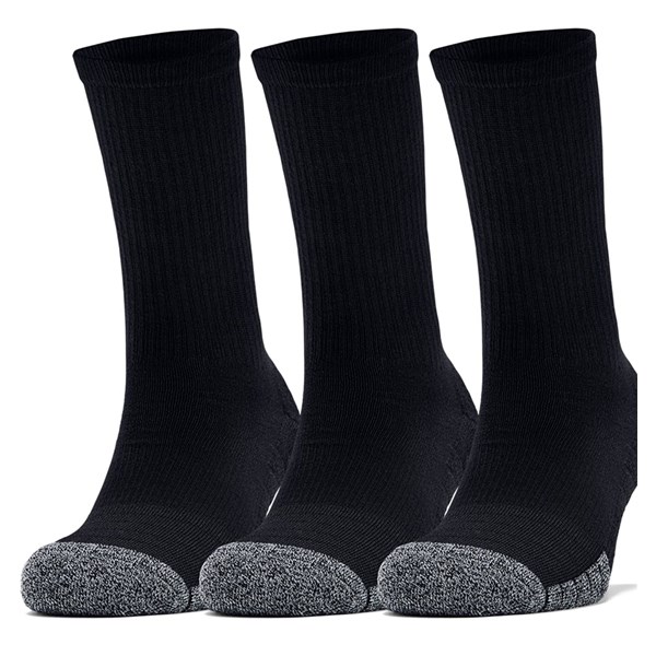 Under Armour Mens HeatGear Crew Socks (3 Pairs)