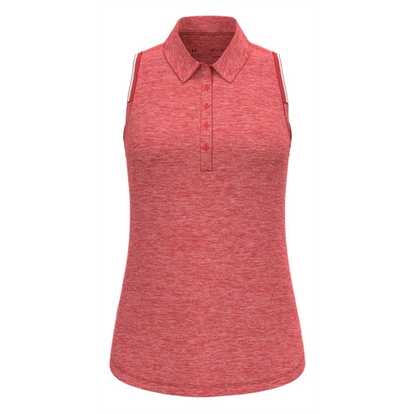 Under Armour Ladies Zinger Point Sleeveless Polo Shirt