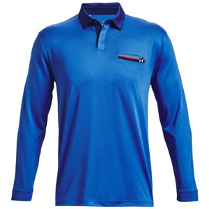 Under Armour Mens Playoff 2.0 Pocket Long Sleeve Polo Shirt