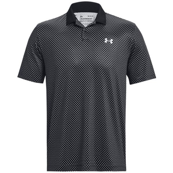 Under Armour Mens Performance 3.0 Printed Polo Shirt Golfonline