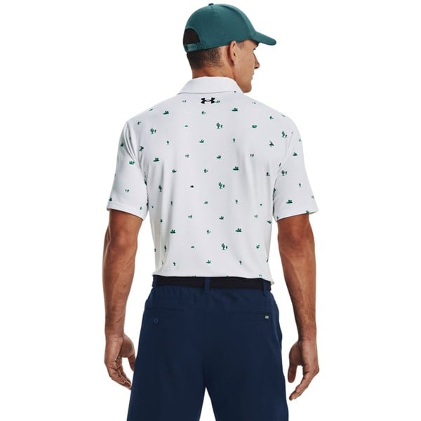 Under Armour Mens Playoff 3.0 Rodeo Cactus Print Polo Shirt