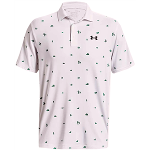 Under Armour Mens Playoff 3.0 Rodeo Cactus Print Polo Shirt