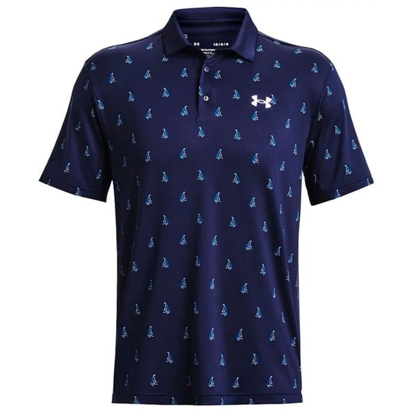 Under Armour Mens Playoff 3.0 Boat Print Polo Shirt