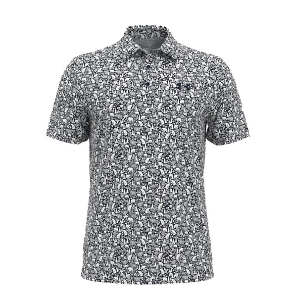 Under Armour Mens Playoff 3.0 Bear Botanic Printed Polo Shirt