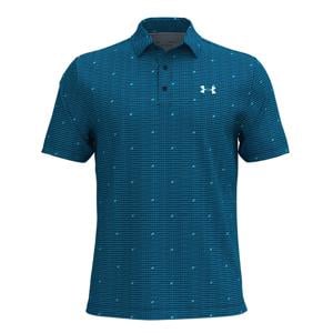 Under Armour Mens Playoff 3.0 Deuces Slice Pop Printed Polo Shirt