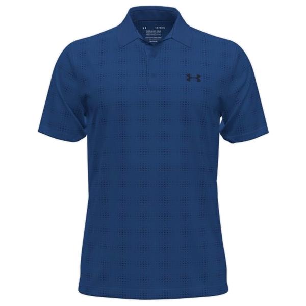 Under Armour Mens Playoff 3.0 Dueces Grid Printed Polo Shirt