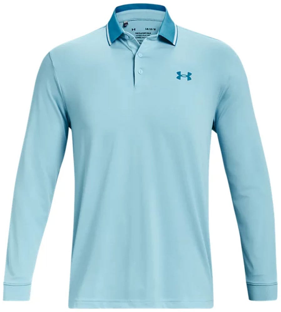 Under Armour Mens Playoff 3.0 Long Sleeve Polo Shirt Golfonline