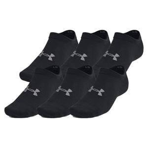 Under Armour Essential No Shoe Socks 6 Pairs