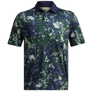 Under Armour Mens T2G Printed Marked Bloom Polo Shirt