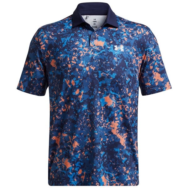 Under Amour Mens T2G Printed Marked Bloom Polo Shirt