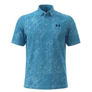 Under Amour Mens Bias Wash Jacquard Polo Shirt