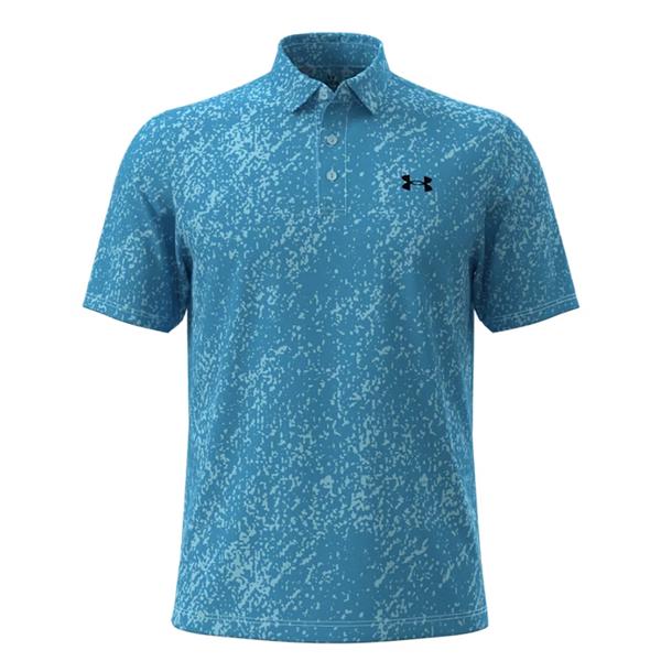 Under Amour Mens Bias Wash Jacquard Polo Shirt