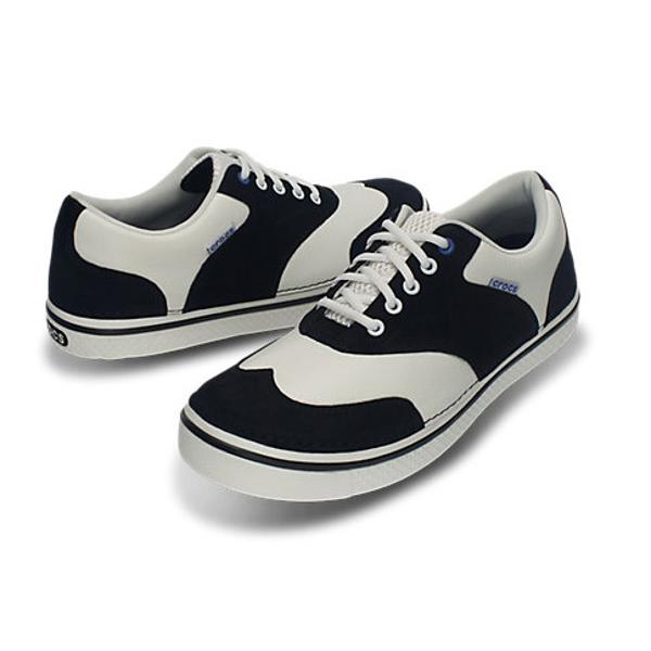 Crocs Mens Preston Golf Shoes (Black/White)