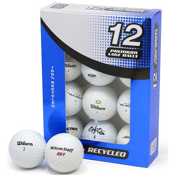 Wilson Mixed Pearl Grade Lake Balls - 12 Balls